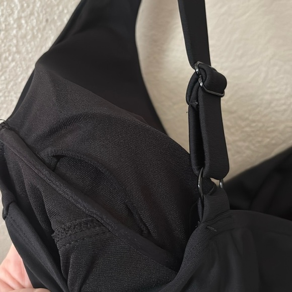 Women’s Catalina Tankini Swim Top, Black, 1X 16W - Picture 5 of 6